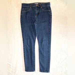 LOFT Women's Skinny Jeans in Dark Blue